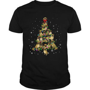 Puggle Christmas Tree Tshirt